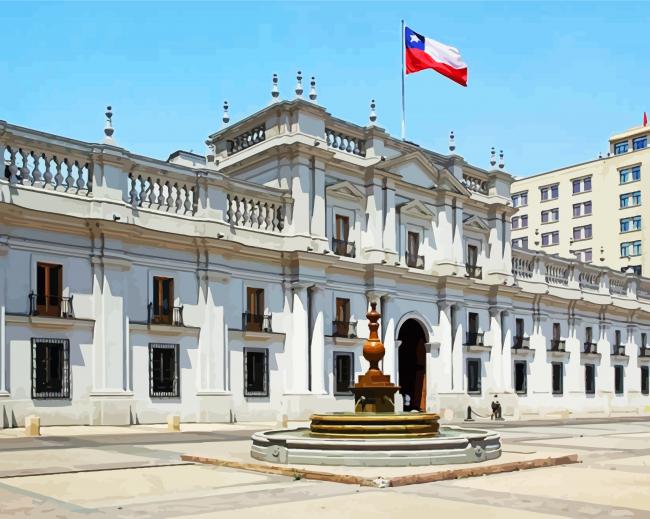 La Moneda Palace Santiago Chile Diamond Paintings