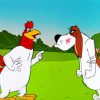 Leghorn Foghorn And Dog Diamond Paintings