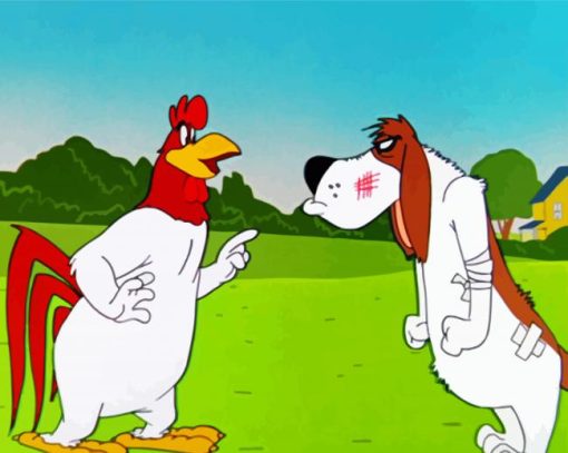 Leghorn Foghorn And Dog Diamond Paintings