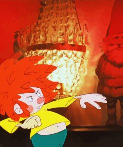 Master Eder And His Pumuckl Cartoon Diamond Paintings