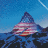 Matterhorn USA Flag Diamond Paintings