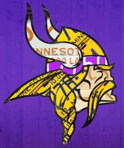 Minnesota Vikings Logo Diamond Paintings