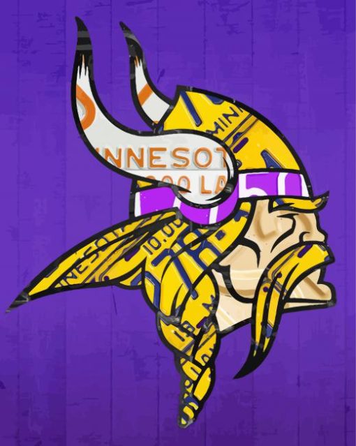 Minnesota Vikings Logo Diamond Paintings