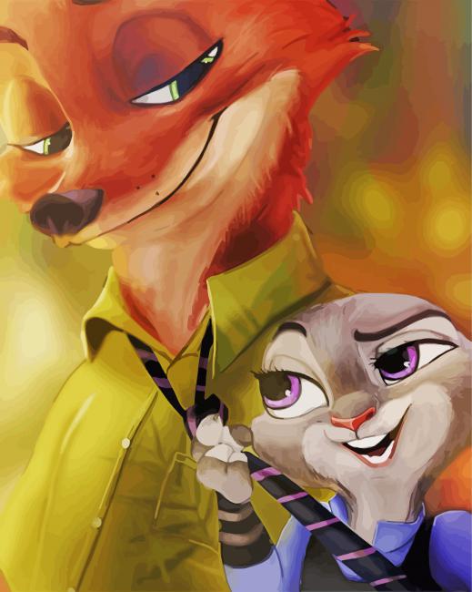 Nick Wilde Judy Art Diamond Paintings