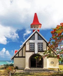 Notre Dame Auxiliatrice De Cap Mauritius Diamond Paintings