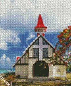 Notre Dame Auxiliatrice De Cap Mauritius Diamond Paintings