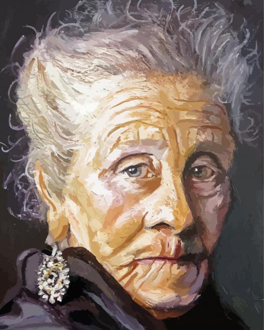 Old Lady Diamond Paintings