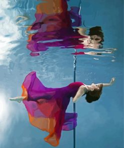 Pole Dancer Underwater Diamond Paintings