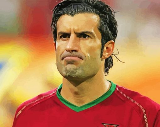 Portuguese Footballer Luis Figo Diamond Paintings