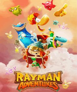 Rayman Adventures Game Diamond Paintings