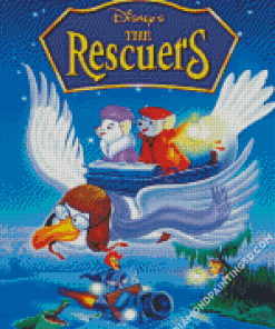 Rescuers Movie Poster Diamond Paintings