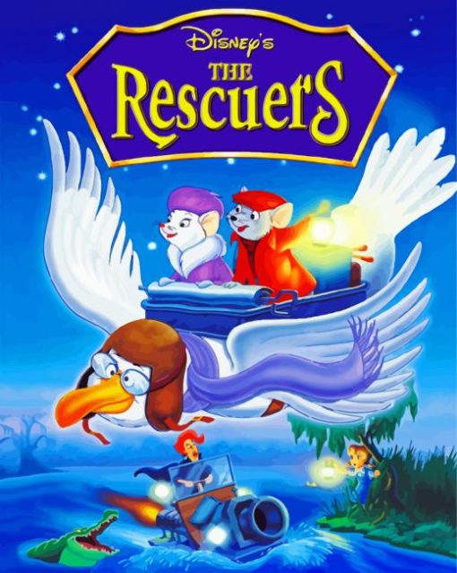 Rescuers Movie Poster Diamond Paintings