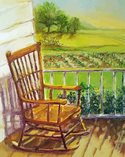 Rocking Chair Art Diamond Paintings