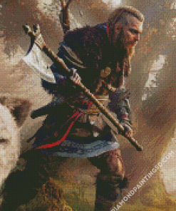 Assassin's Creed Valhalla Game Diamond Paintings