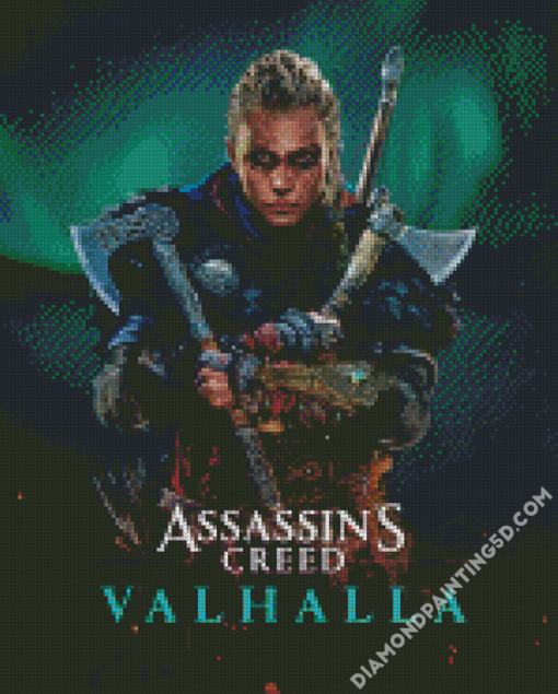 Assassin's Creed Valhalla Game Poster Diamond Paintings