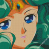 Close Up Sailor Neptune Face Diamond Paintings