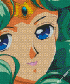 Close Up Sailor Neptune Face Diamond Paintings