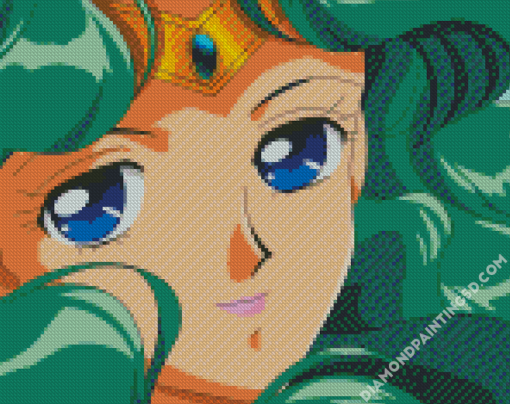 Close Up Sailor Neptune Face Diamond Paintings