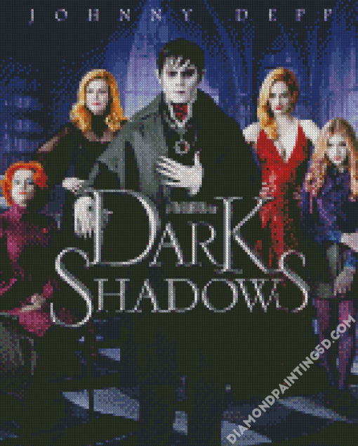 Dark Shadows Movie Poster Diamond Paintings