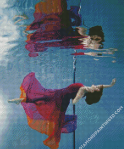 Pole Dancer Underwater Diamond Paintings