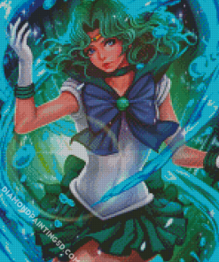 Sailor Neptune Japanese Character Diamond Paintings