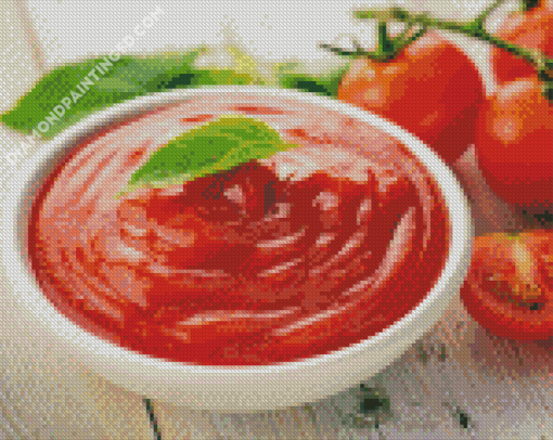 Tomatoes Ketchup Diamond Paintings