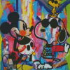 Colorful Snoopy And Mickey Mouse Diamond Paintings