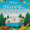 Happy Camper Poster Diamond Paintings