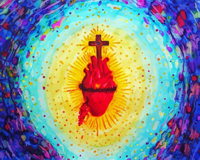 Sacred Heart Diamond Paintings