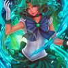 Sailor Neptune Japanese Character Diamond Paintings