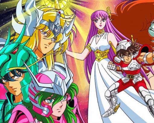 Saint Seiya Characters Diamond Paintings