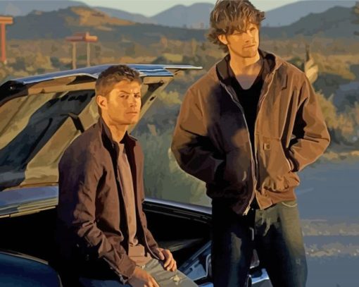 Sam And Dean Winchester Characters Diamond Paintings