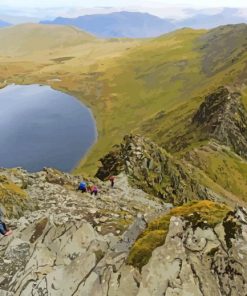 Striding Edge Mountains Diamond Paintings