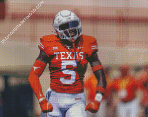 Texas Longhorns Football Player Diamond Paintings