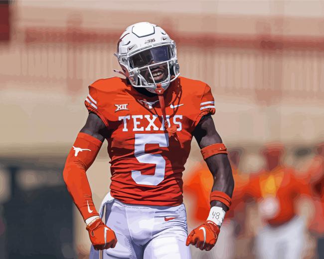 Texas Longhorns Football Player Diamond Paintings