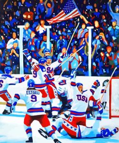 The Miracle On Ice Diamond Paintings