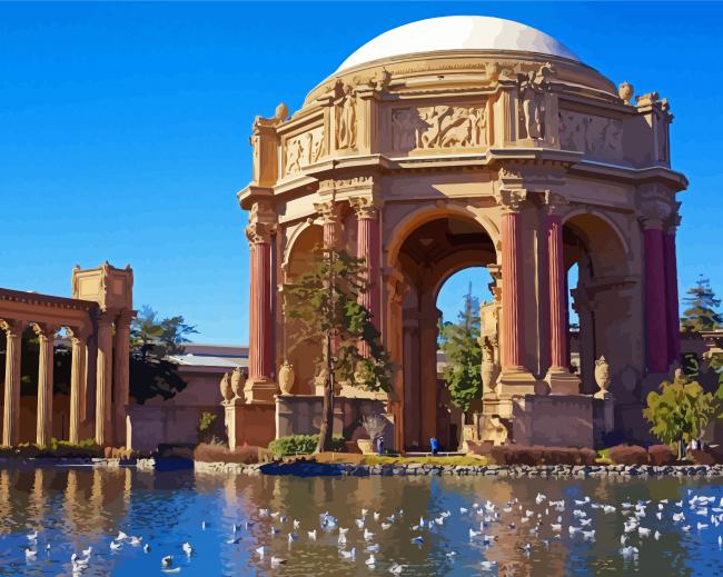 The Palace Of Fine Arts San Francisco Diamond Paintings