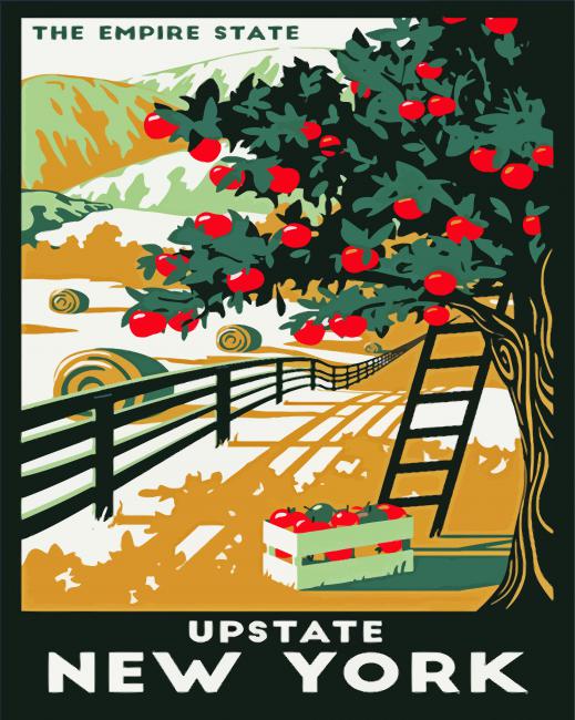 Upstate New York Poster Diamond Paintings