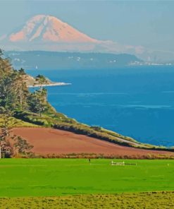 Whidbey Island Seascape Diamond Paintings