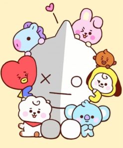 Aesthetic Bt21 Diamond Paintings