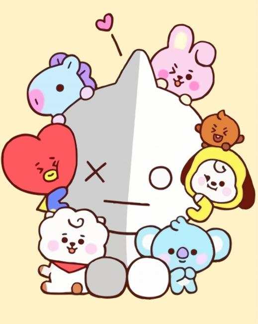 Aesthetic Bt21 Diamond Paintings