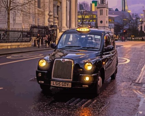 Aesthetic London Taxi Diamond Paintings