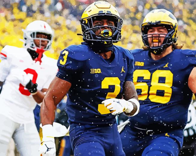 Aesthetic Michigan Players Diamond Paintings