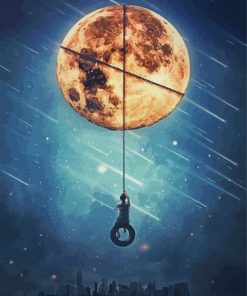 Aesthetic Moon Swing Diamond Paintings