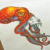 Aesthetic Octopus Skull Diamond Paintings