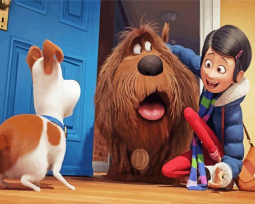 Aesthetic Secret Life Of Pets Diamond Paintings