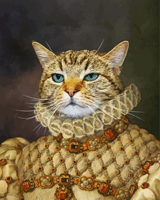 Aesthetic Victorian Cat Diamond Paintings