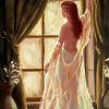 Aesthetic Woman In Window Art Diamond Paintings