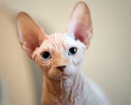 Aesthetic Hairless Cat Diamond Paintings