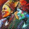 Aesthetic Happy Women Art Diamond Paintings